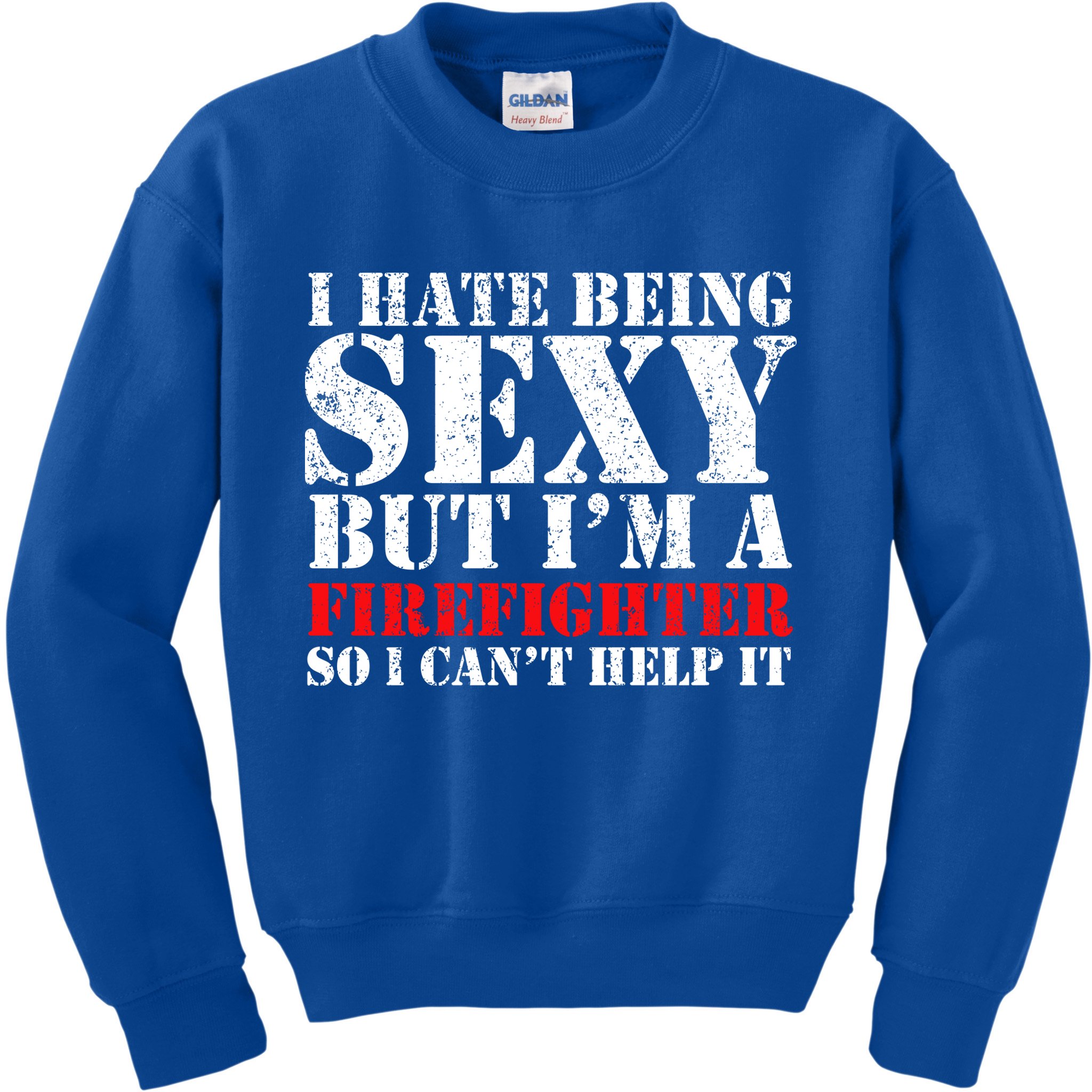 Sexy Firefighter  Kids Sweatshirt