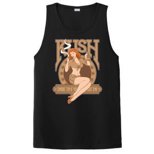 Sexy Lady Kush Smoke Marijuana PosiCharge Competitor Tank