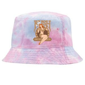 Sexy Lady Kush Smoke Marijuana Tie-Dyed Bucket Hat