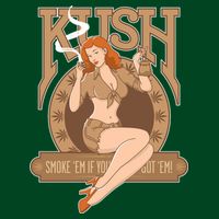 Sexy Lady Kush Smoke Marijuana Performance Shirt