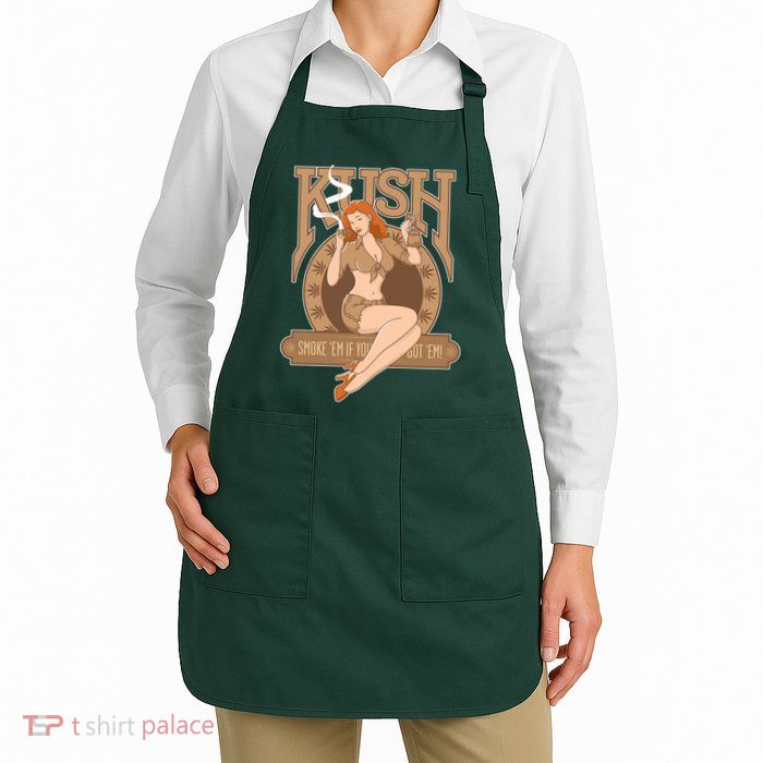 Sexy Lady Kush Smoke Marijuana Apron