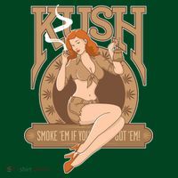 Sexy Lady Kush Smoke Marijuana Apron