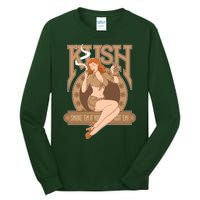 Sexy Lady Kush Smoke Marijuana Tall Long Sleeve T-Shirt