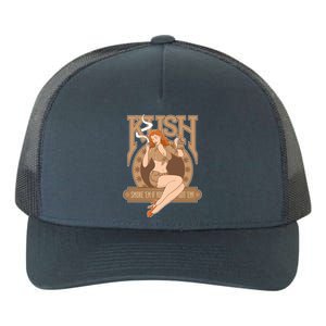 Sexy Lady Kush Smoke Marijuana Yupoong Adult 5-Panel Trucker Hat