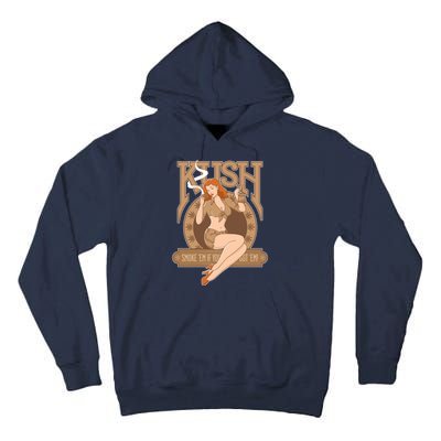 Sexy Lady Kush Smoke Marijuana Tall Hoodie