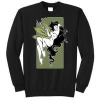 Sexy Lady Smoking Cannabis Dress Sweatshirt