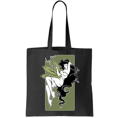 Sexy Lady Smoking Cannabis Dress Bag