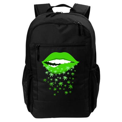 Sexy Lips Cannabis Marijuana Weed Backpack