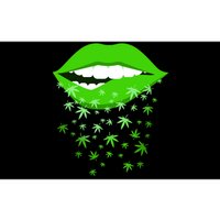 Sexy Lips Cannabis Marijuana Weed Bumper Sticker