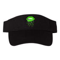 Sexy Lips Cannabis Marijuana Weed Valucap Bio-Washed Visor