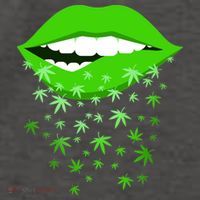 Sexy Lips Cannabis Marijuana Weed Vector Backpack