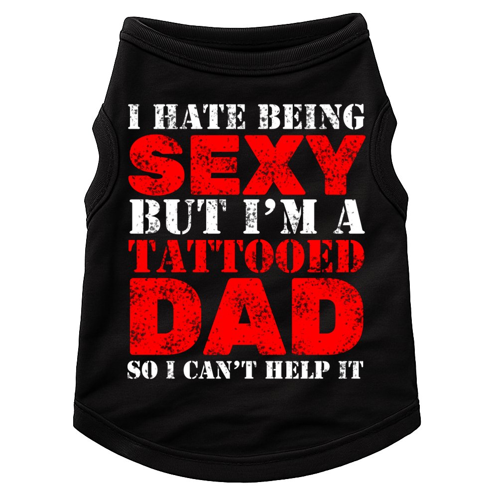 Sexy Tattooed Dad Doggie Tank