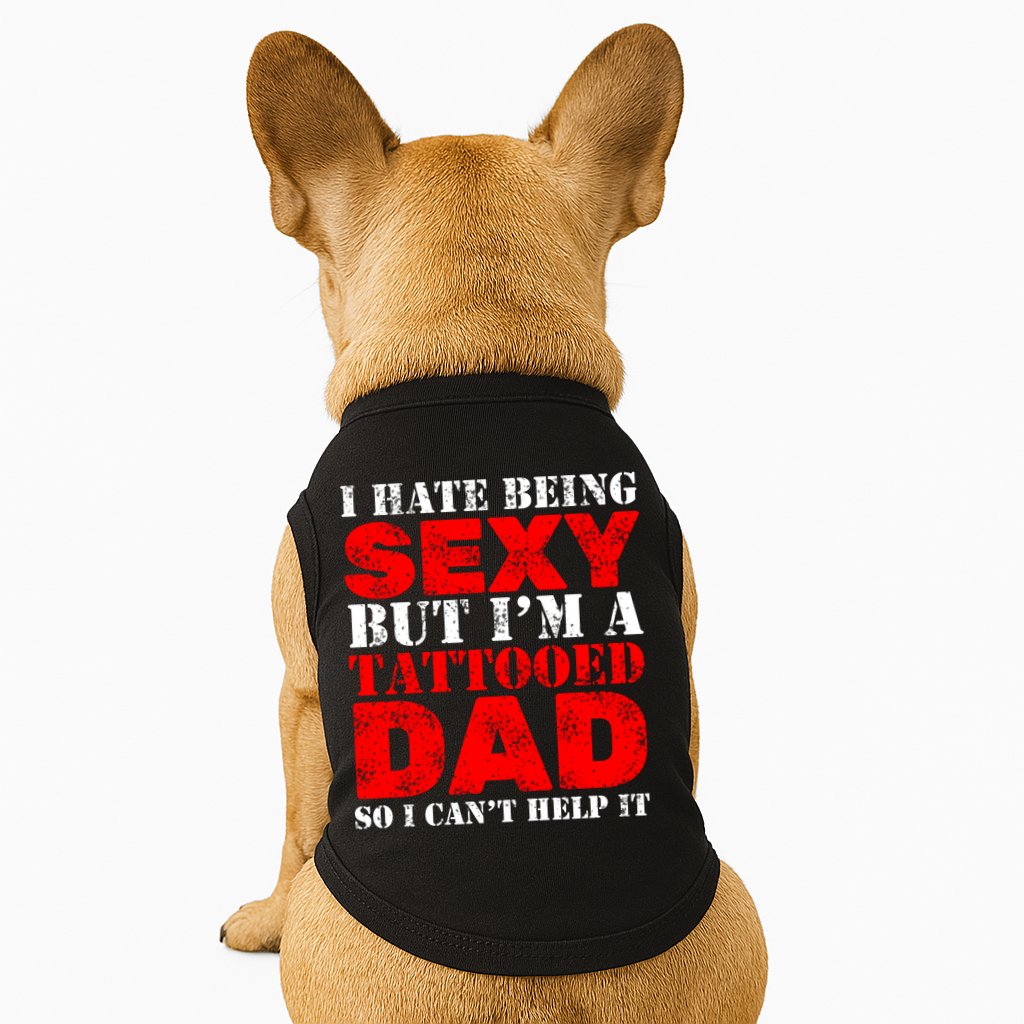 Sexy Tattooed Dad Doggie Tank
