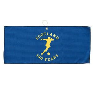 Scotland Football 150th Anniversary Scottish Large Microfiber Waffle Golf Towel