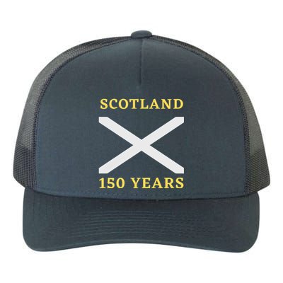 Scotland Football 150th Anniversary Scottish Yupoong Adult 5-Panel Trucker Hat