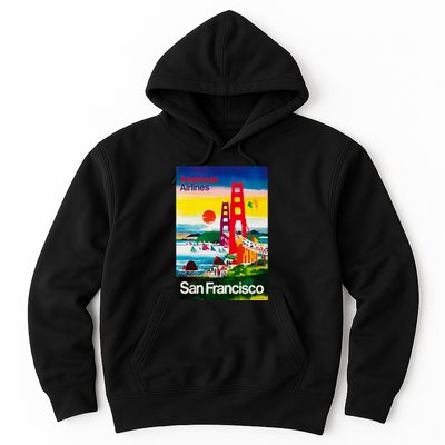 San Francisco 1971 Vintage Travel Poster Hoodie