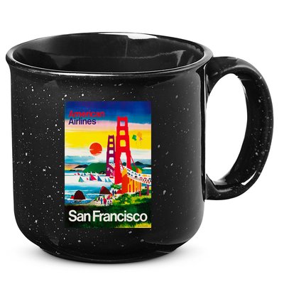 San Francisco 1971 Vintage Travel Poster 15oz Campfire Ceramic Mug
