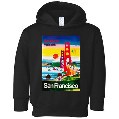 San Francisco 1971 Vintage Travel Poster Toddler Hoodie