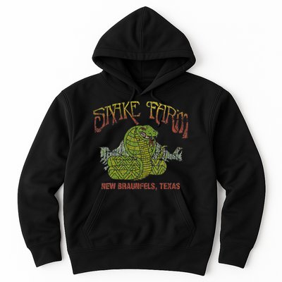 Snake Farm 1967 New Braunfels Vintage Cobra Reptiles Lover Hoodie