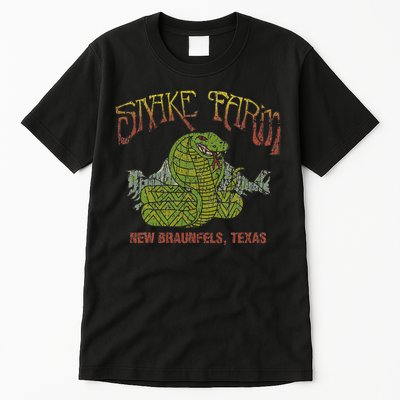 Snake Farm 1967 New Braunfels Vintage Cobra Reptiles Lover Tall T-Shirt