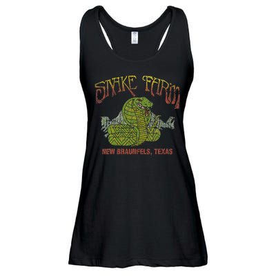 Snake Farm 1967 New Braunfels Vintage Cobra Reptiles Lover Ladies Essential Flowy Tank