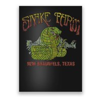 Snake Farm 1967 New Braunfels Vintage Cobra Reptiles Lover Poster