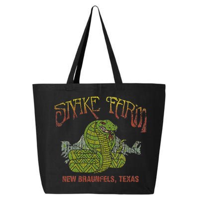 Snake Farm 1967 New Braunfels Vintage Cobra Reptiles Lover 25L Jumbo Tote