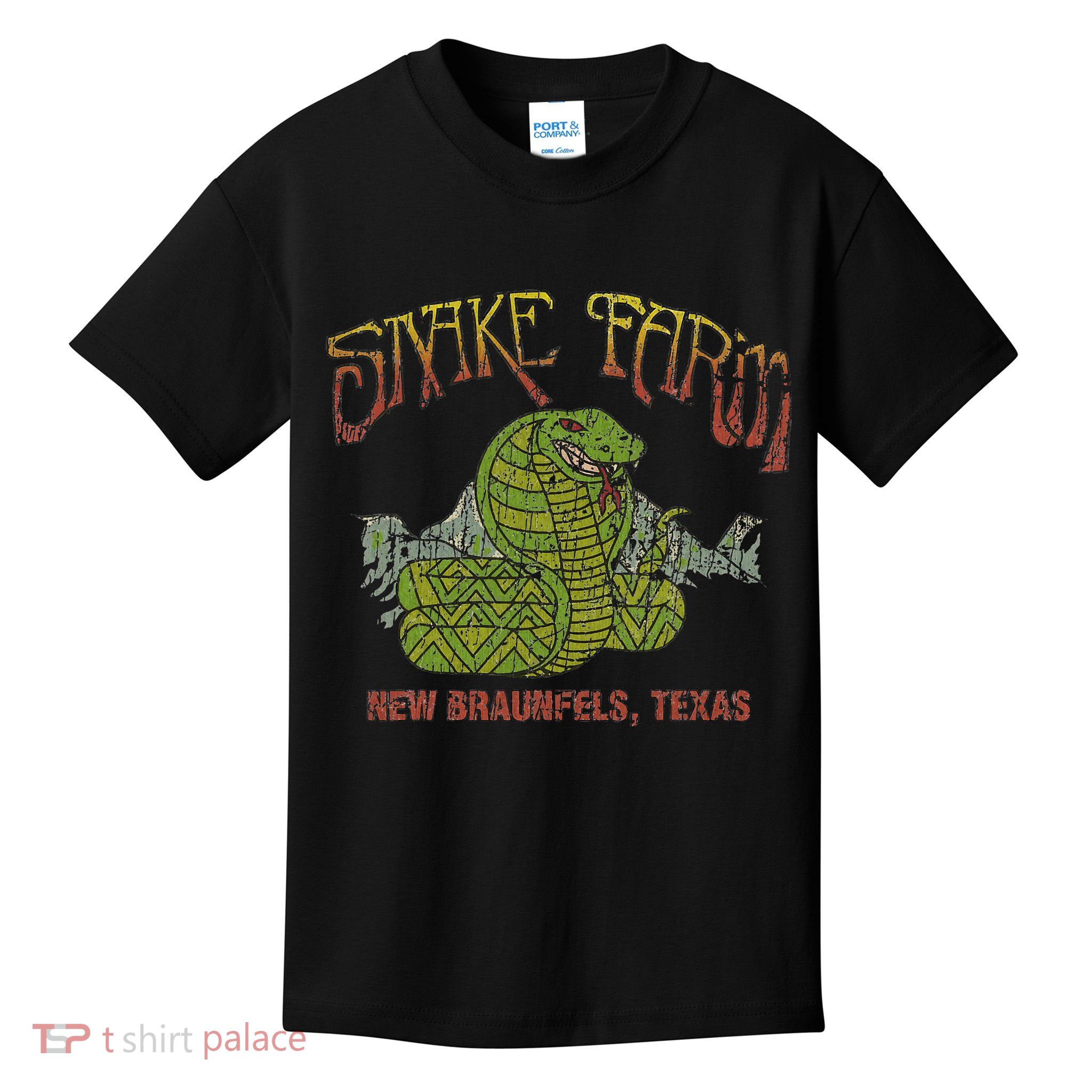 Snake Farm 1967 New Braunfels Vintage Cobra Reptiles Lover Kids T-Shirt
