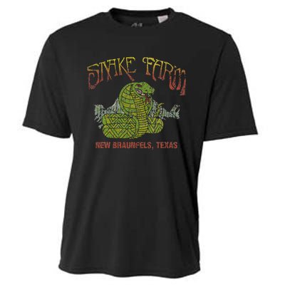 Snake Farm 1967 New Braunfels Vintage Cobra Reptiles Lover Cooling Performance Crew T-Shirt