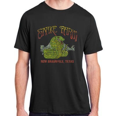 Snake Farm 1967 New Braunfels Vintage Cobra Reptiles Lover Adult ChromaSoft Performance T-Shirt