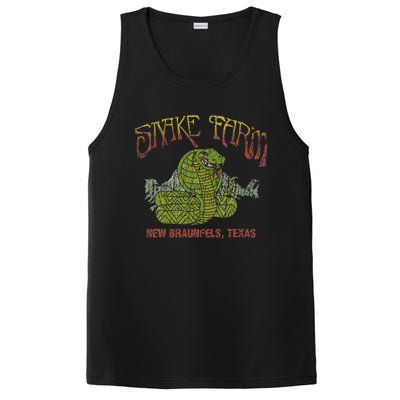 Snake Farm 1967 New Braunfels Vintage Cobra Reptiles Lover PosiCharge Competitor Tank