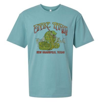 Snake Farm 1967 New Braunfels Vintage Cobra Reptiles Lover Sueded Cloud Jersey T-Shirt