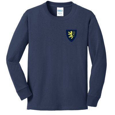 Scotland Football 150th Anniversary Scottish Kids Long Sleeve Shirt