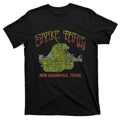 Snake Farm 1967 New Braunfels Vintage Cobra Reptiles Lover T-Shirt