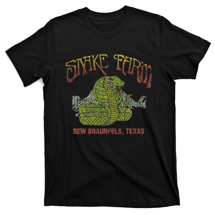 Snake Farm 1967 New Braunfels Vintage Cobra Reptiles Lover T-Shirt