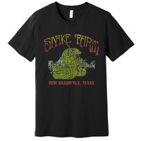 Snake Farm 1967 New Braunfels Vintage Cobra Reptiles Lover Premium T-Shirt