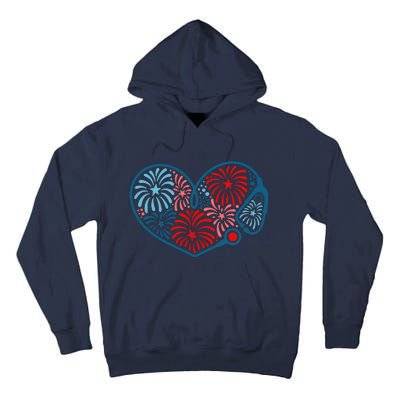 Stethoscope Fireworks 4th Of July Nurse Tall Hoodie