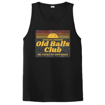 S Funny 50th Birthday Old Balls Club 50 Years Of Awesome PosiCharge Competitor Tank