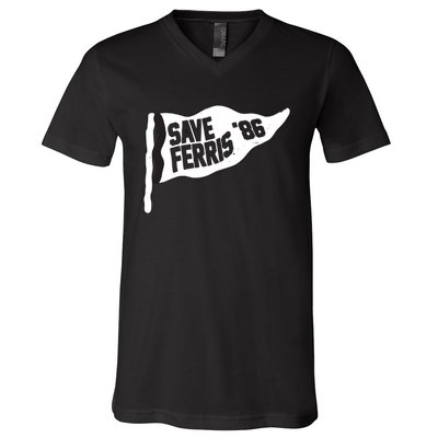 Save Ferris ‘86 V-Neck T-Shirt