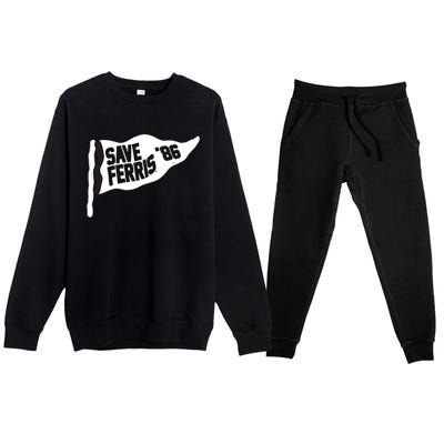 Save Ferris ‘86 Premium Crewneck Sweatsuit Set