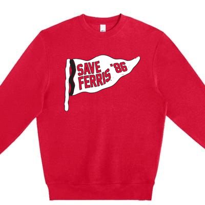 Save Ferris ‘86 Premium Crewneck Sweatshirt