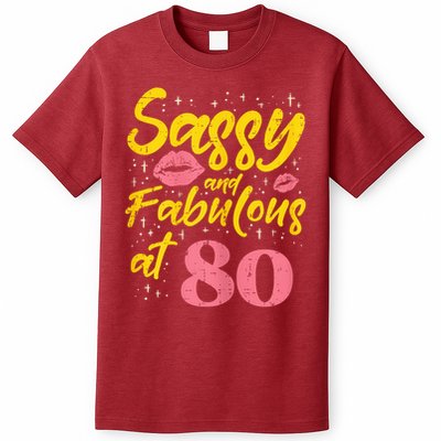 Sassy Fabulous 80 Year Old Happy 80th Birthday T-Shirt