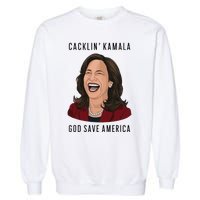 Socialdudtees Funny Anti Laughing Kamala Harris Election Garment-Dyed Sweatshirt