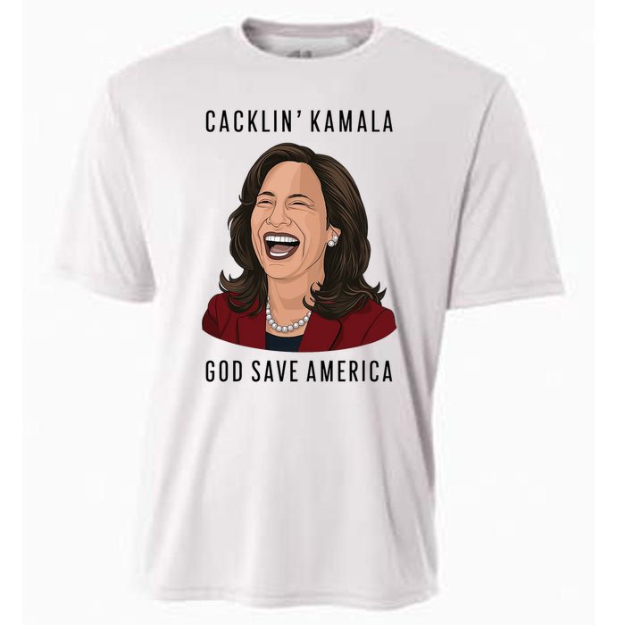 Socialdudtees Funny Anti Laughing Kamala Harris Election Cooling Performance Crew T-Shirt