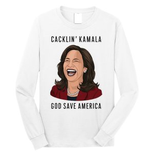 Socialdudtees Funny Anti Laughing Kamala Harris Election Long Sleeve Shirt