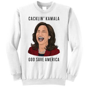 Socialdudtees Funny Anti Laughing Kamala Harris Election Sweatshirt