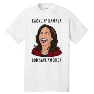 Socialdudtees Funny Anti Laughing Kamala Harris Election Tall T-Shirt