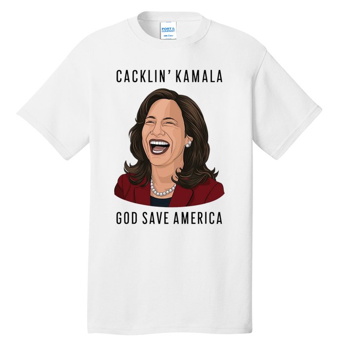 Socialdudtees Funny Anti Laughing Kamala Harris Election Tall T-Shirt