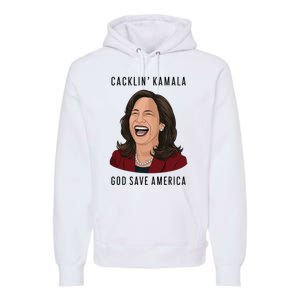 Socialdudtees Funny Anti Laughing Kamala Harris Election Premium Hoodie