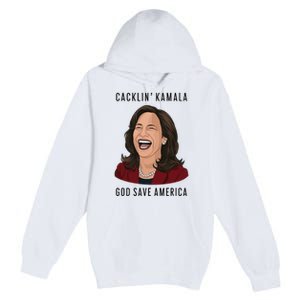 Socialdudtees Funny Anti Laughing Kamala Harris Election Premium Pullover Hoodie